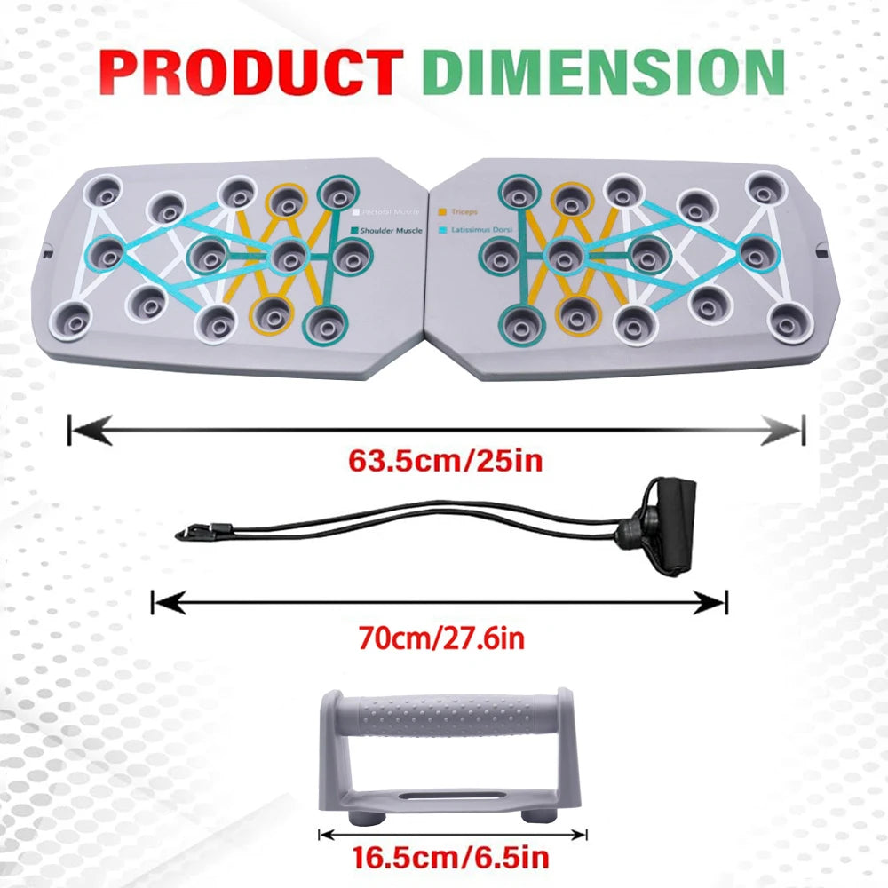 Portable Folding Push-Up Board